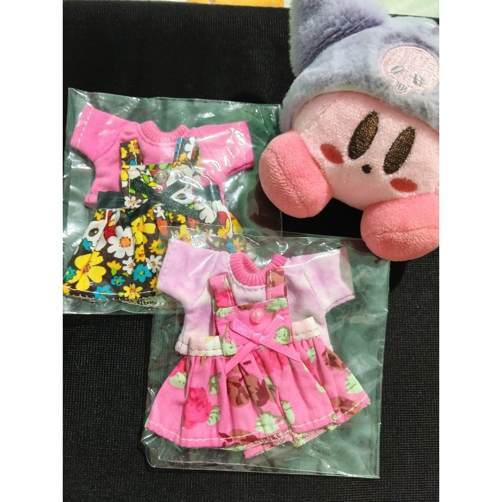 Set váy yếm áo thun cho doll 5in giao ngẫu nhiên