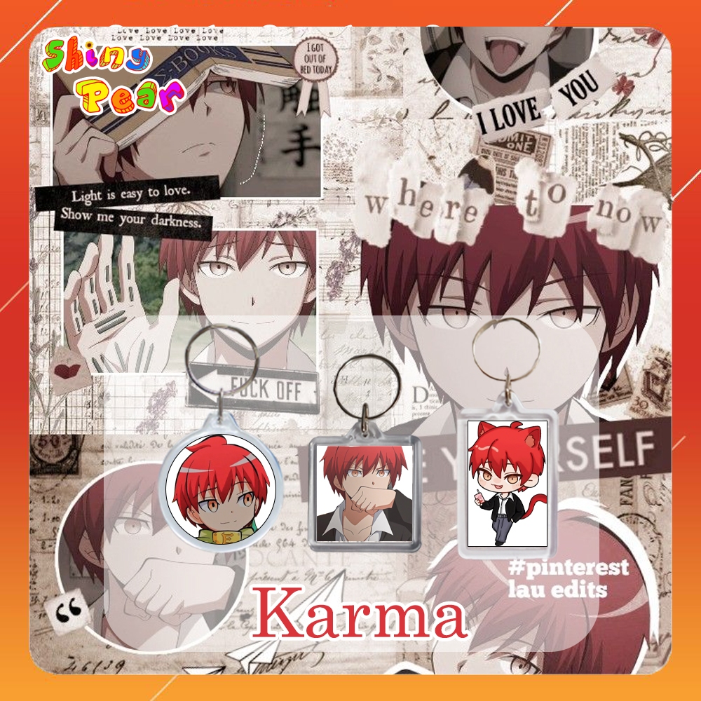 [Lớp học ám sát] - Móc chìa khóa | Móc khóa Karma Akabane anime/manga Assassination Classroom hình d