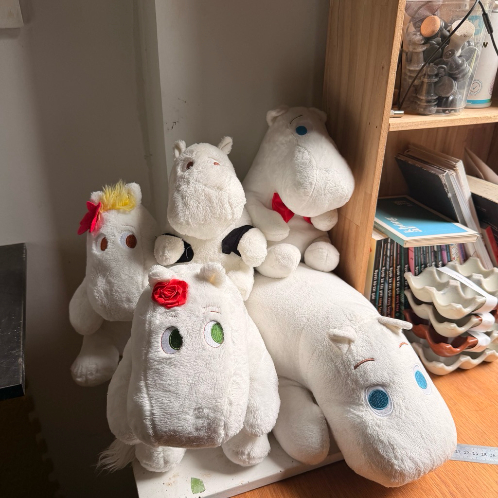 Gấu bông hà mã moomin (hình thật)