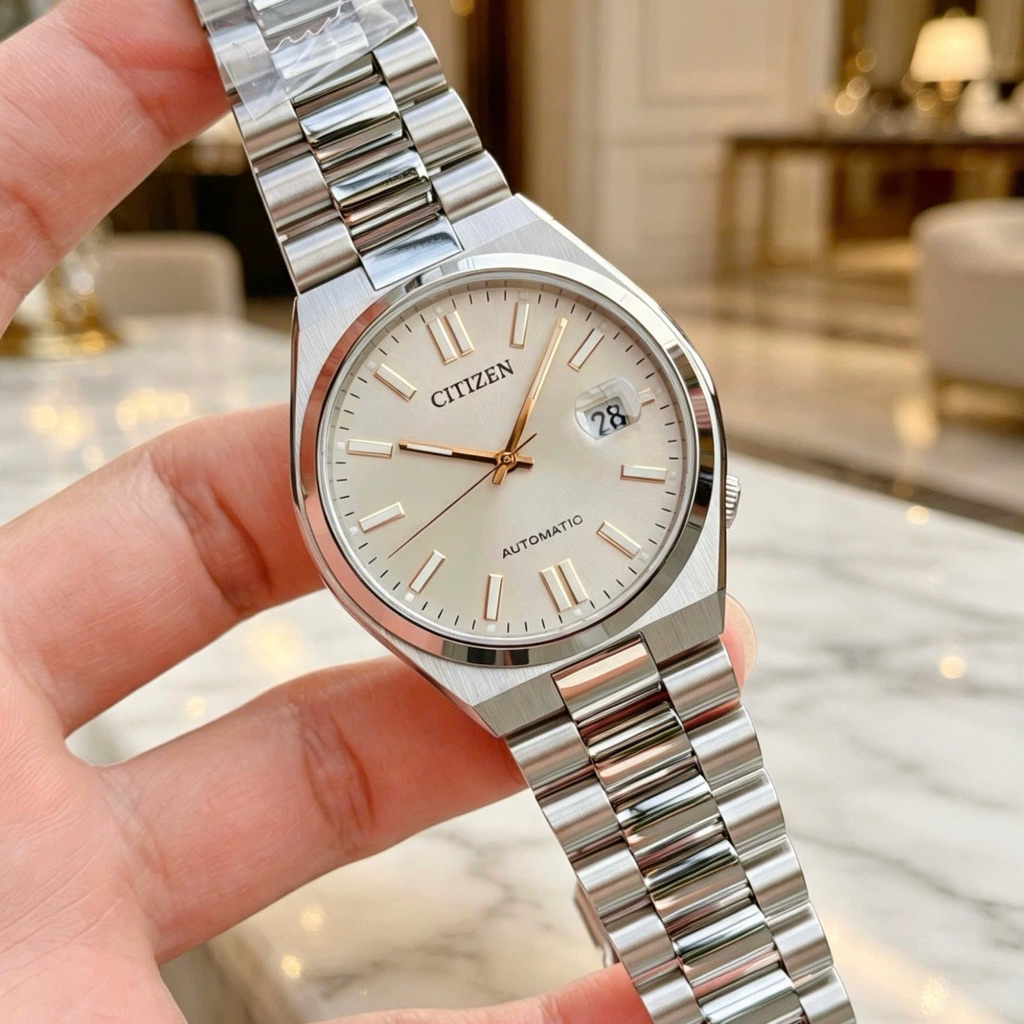 Đồng hồ nam dây thép Citizen Tsuyosa Automatic Sport Chic NJ0151-88W