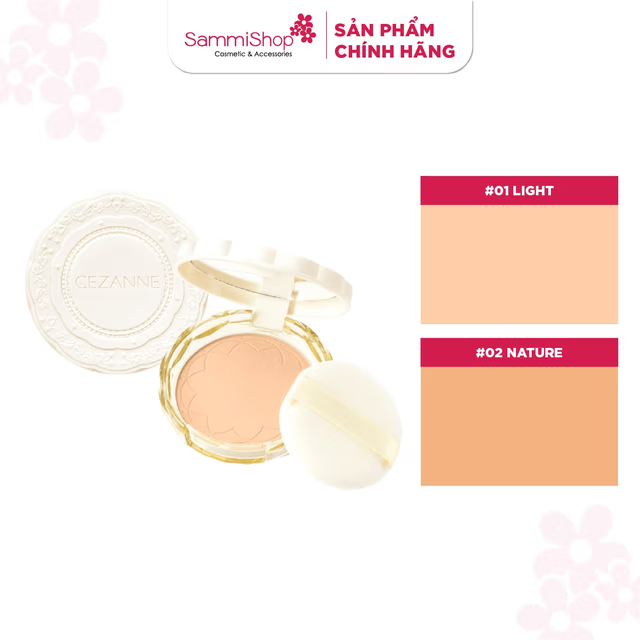 Cezanne Phấn phủ UV Silk Cover Powder 10g
