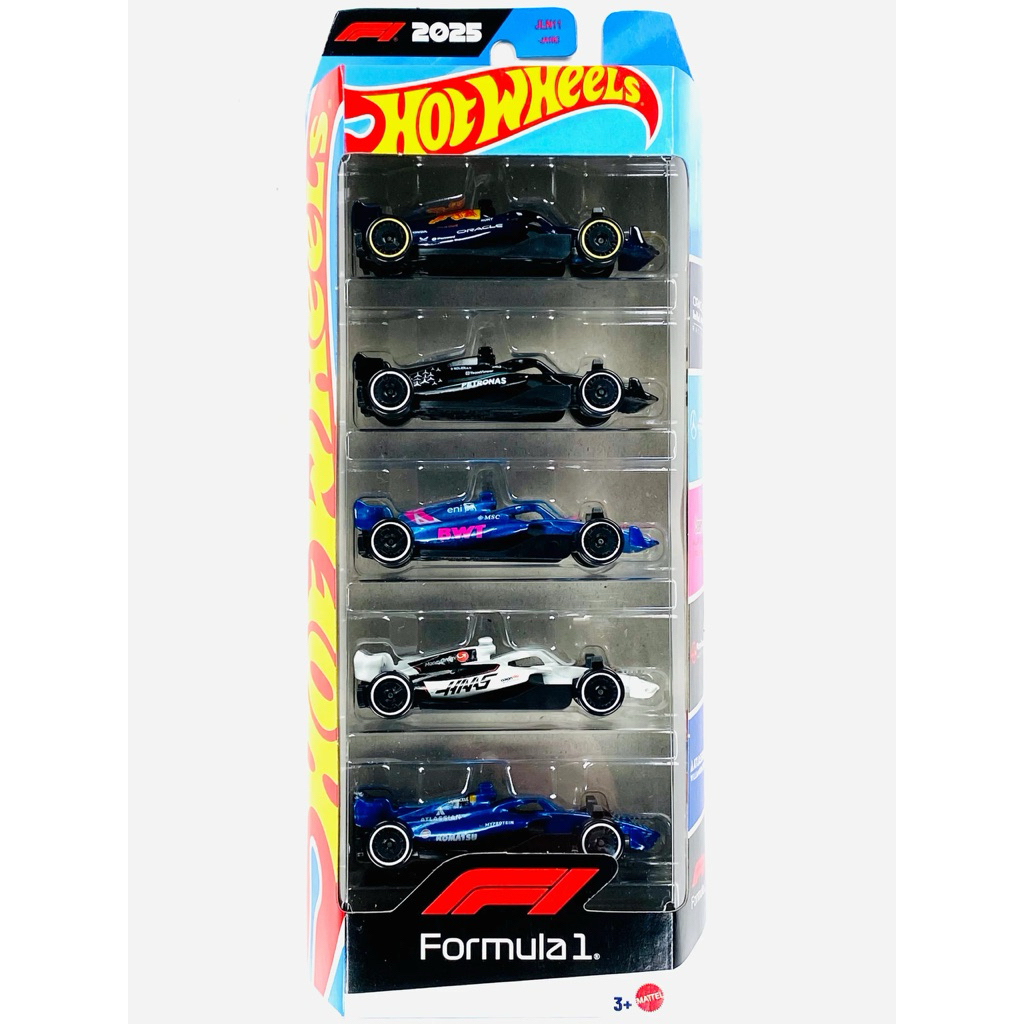 Bộ 5 xe mô hình Hot Wheels 5 pack Formula 1