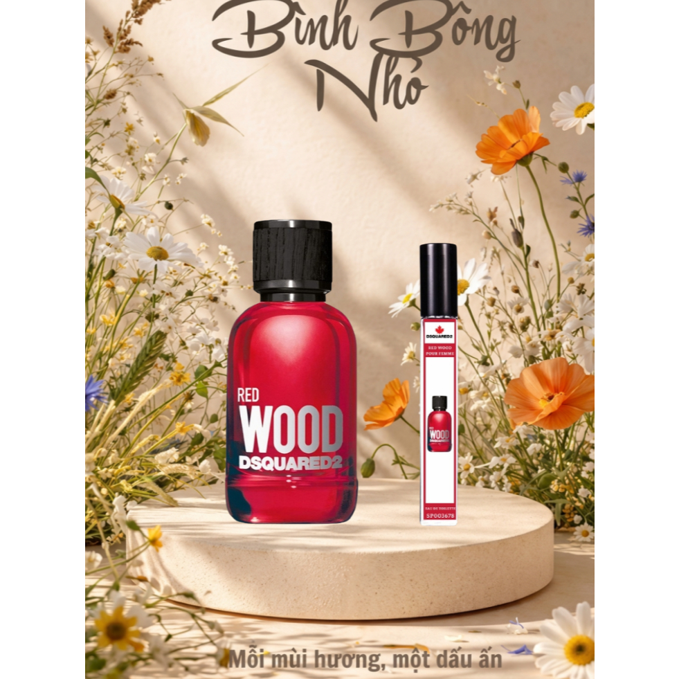 🌸 Nước Hoa Nữ Dsquared2 Red Wood Pour Femme 10ml