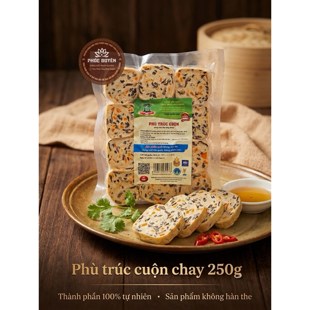 Phù trúc cuộn 200g