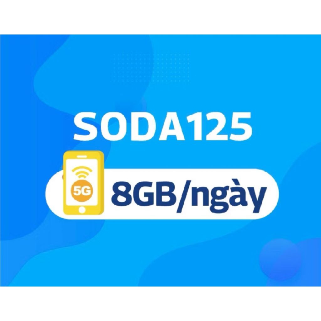 SIM VINAPHONE SODA125 12 THÁNG [Có esim]