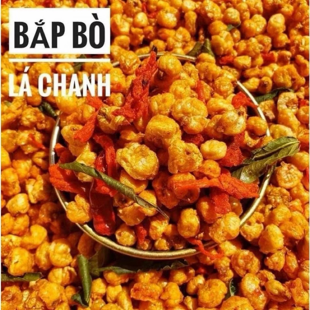 1kg bắp rim khô bò lá chanh ,ngô bò lá chanh