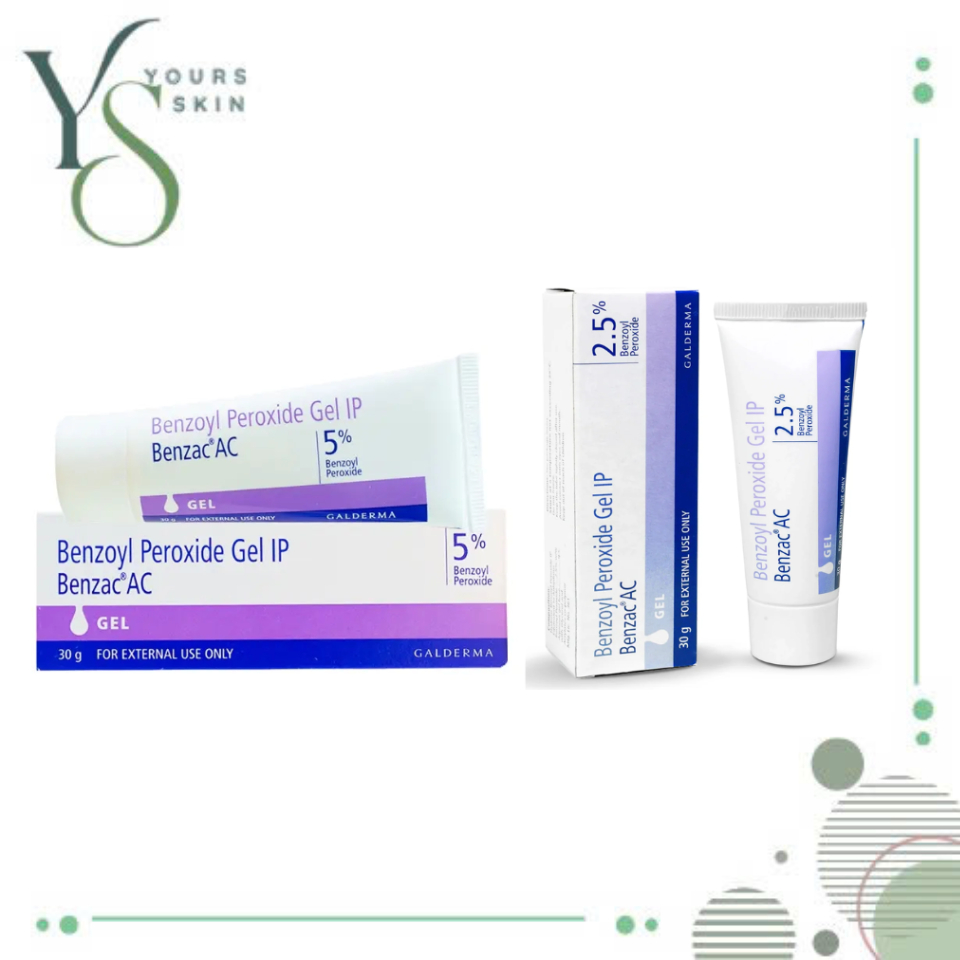 [30g] Gel Benzac AC 2.5% - 5% chính hãng | Gel chăm sóc da dầu nhờn