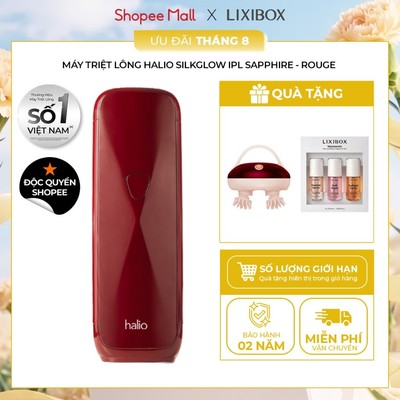 [KOL - PHIÊN BẢN ĐỘC QUYỀN] Máy Triệt Lông Halio SilkGlow IPL Sapphire Cooling Hair Removal Device - Rouge