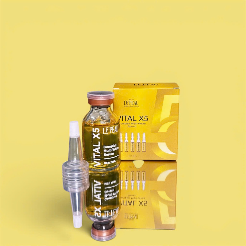 Serum VITAL X5 Hỗ Trợ Dưỡng Sáng Da Toàn Thân, Hỗ Trợ Cải Thiện Thâm Body - 20ml - LE'PEAU