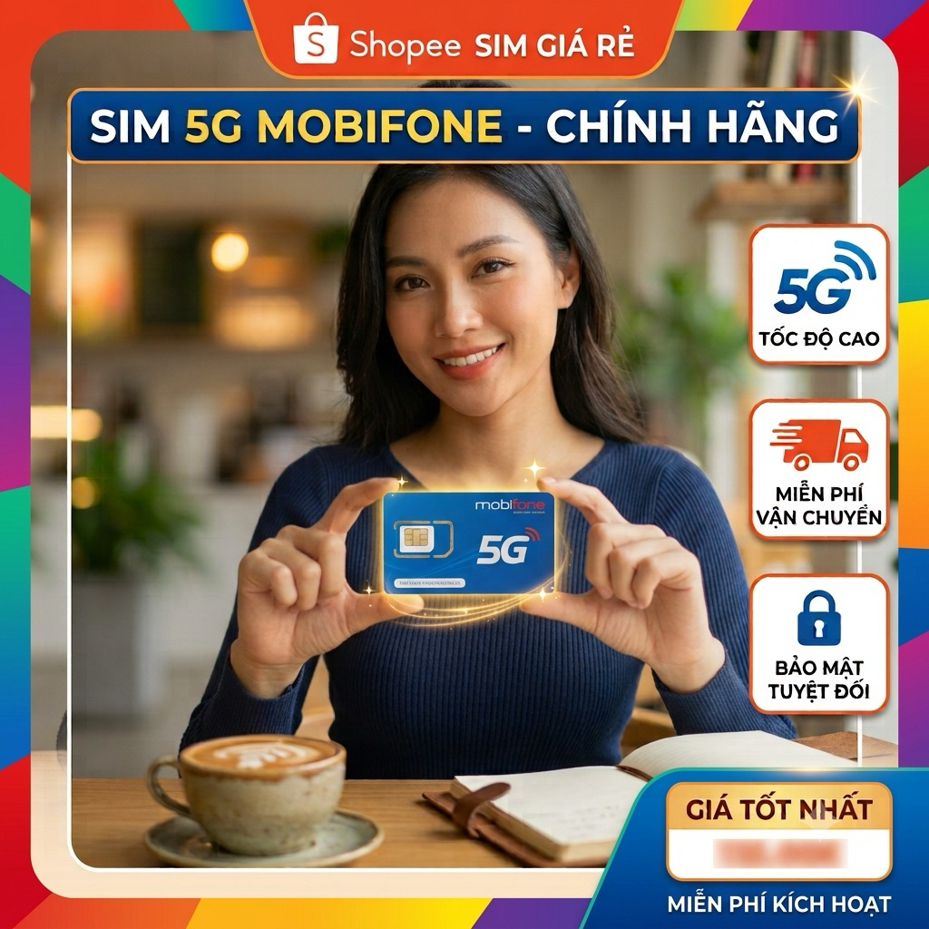 SIM 4G MOBIFONE 12MDT150 _ 500GB/ Tháng( Miễn phí sử dụng 12 tháng)