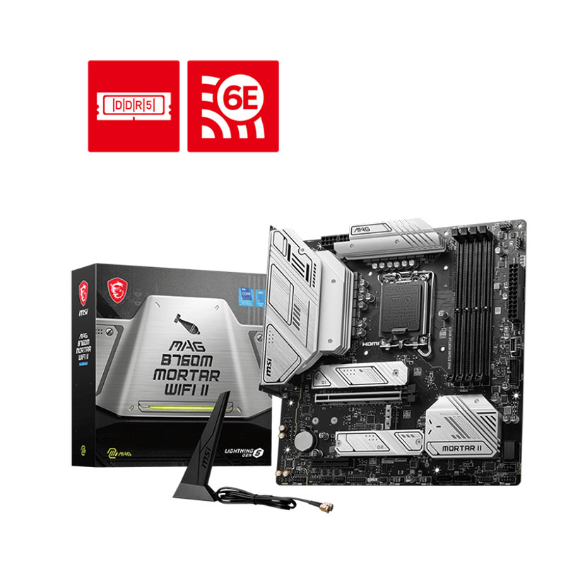 [Hàng Đã Qua Sử Dụng] Mainboard MSI MAG B760M MORTAR WIFI II D5