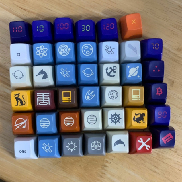Keycap SA SP Novelty Signature Plastics – Digital / Space / Animal / Tech / Lifestyle – chọn mẫu