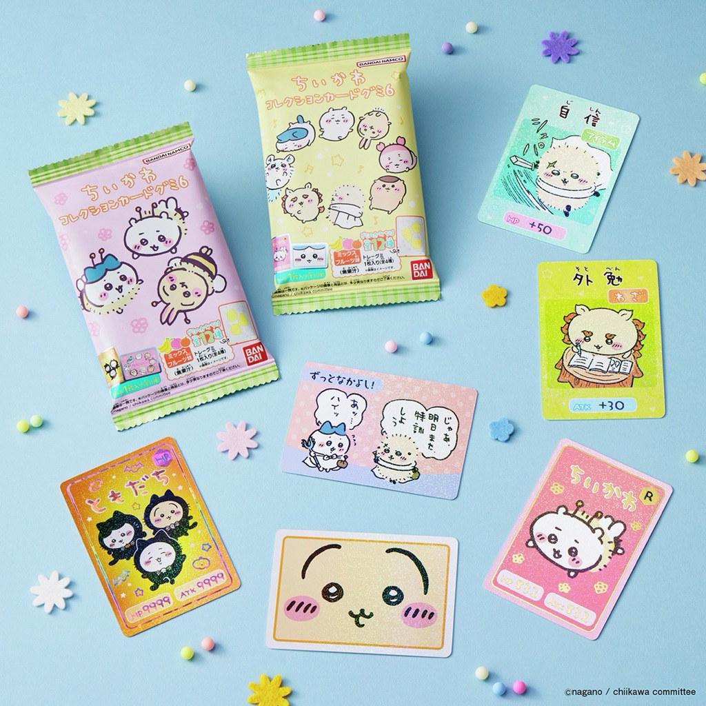 [Tặng sleeve] Card Chiikawa Collection chính hãng Nhật Bản | Chiikawa Collection Card Gummy | Thẻ Ch
