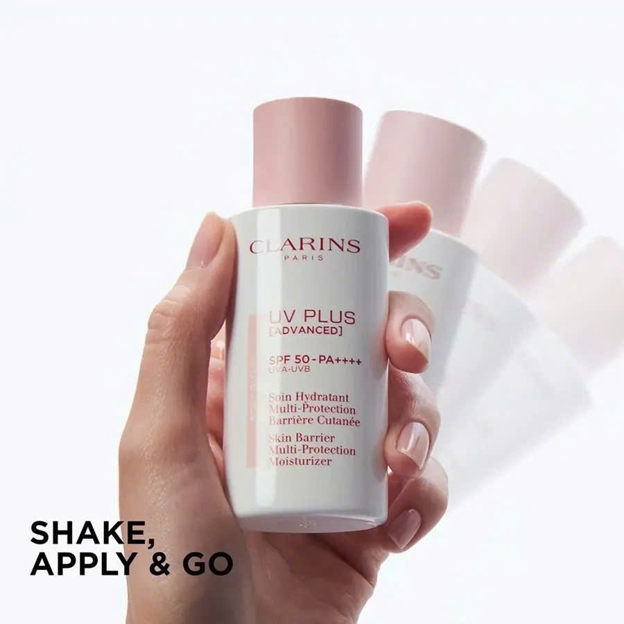 Mẫu Mới] Kem Chống Nắng Clarins UV Plus [Advanced] Rosy Glow SPF 50 PA++++