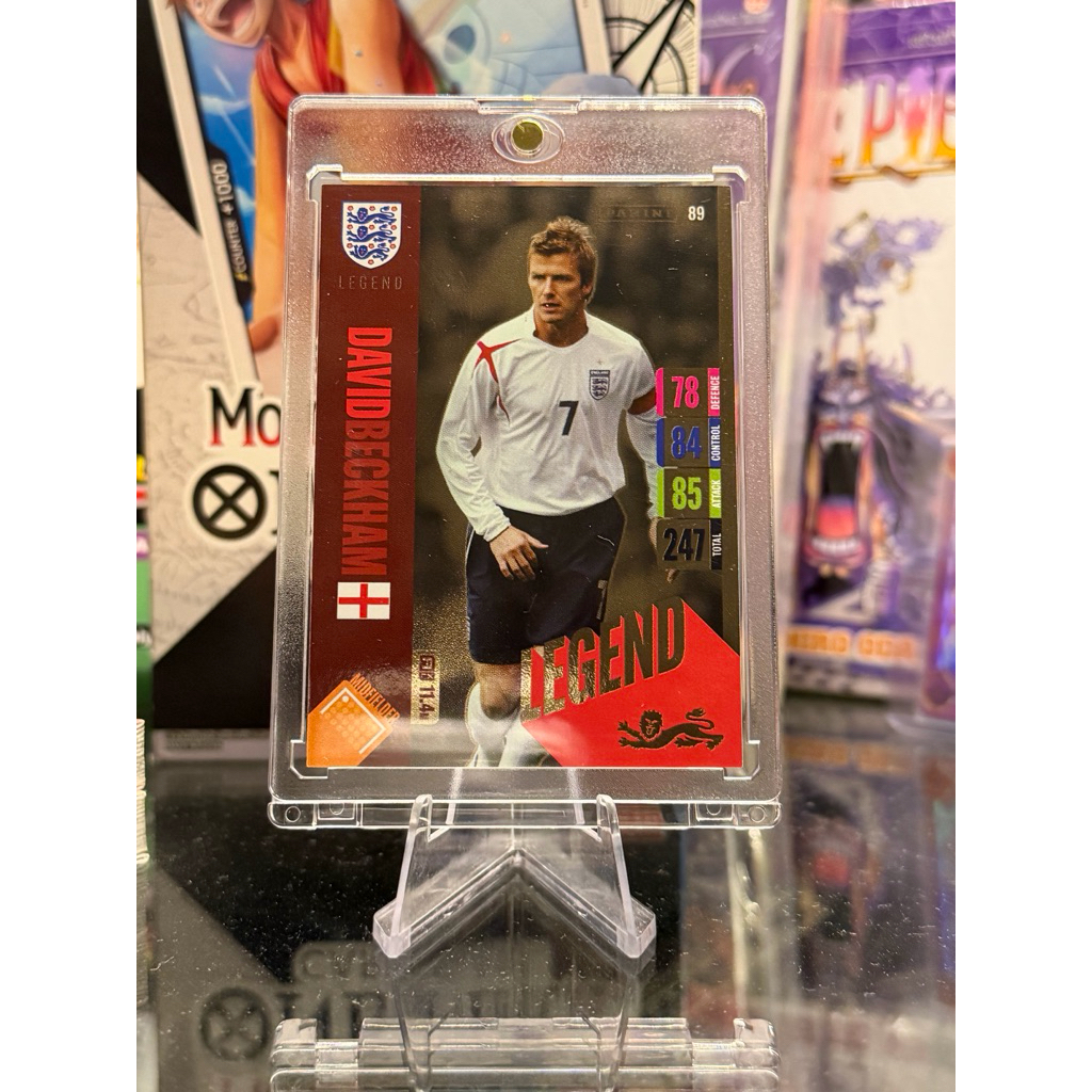 [SIÊU PHẨM] Thẻ Cầu Thủ Huyền Thoại David Beckham Panini Adrenalyn England Tournament Edition LEGEND