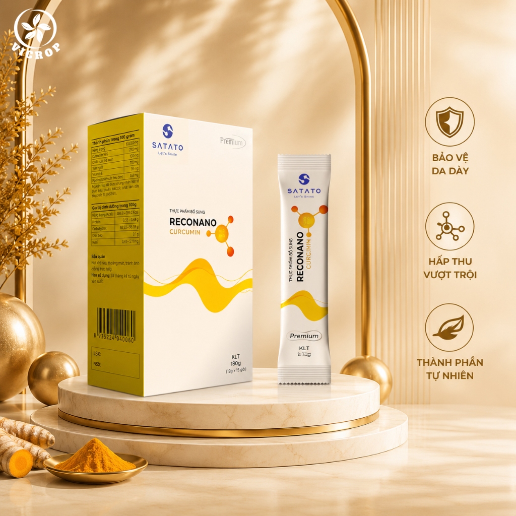 [Best Seller] Tinh chất nghệ nano curcumin mật ong hỗ trợ đau dạ dày, trắng da mờ thâm ELIQ