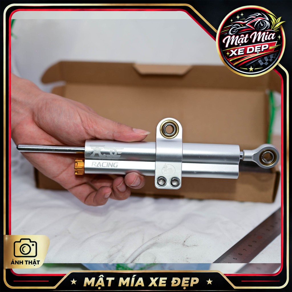 Trợ Lực Tay Lái Xe Máy 70mm Chỉnh Nặng Nhẹ - Steering Damper Racing Độ Kiểng - Mẫu số 2