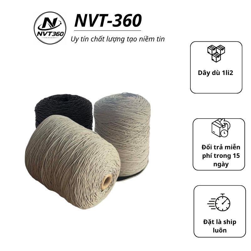 Dây Thả Diều Dây Dù 1Li2 Buộc Lèo Diều - Dùng Cho Diều 1m7 2m 2m5 3m Song Vân Đuôi Cá Đại Trà