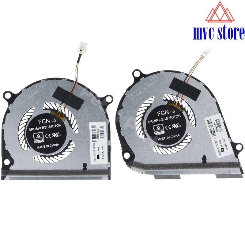 Fan quạt tản nhiệt CPU-GPU laptop X360 15-DS 15M-DS 15-DR 15M-DR DC5V