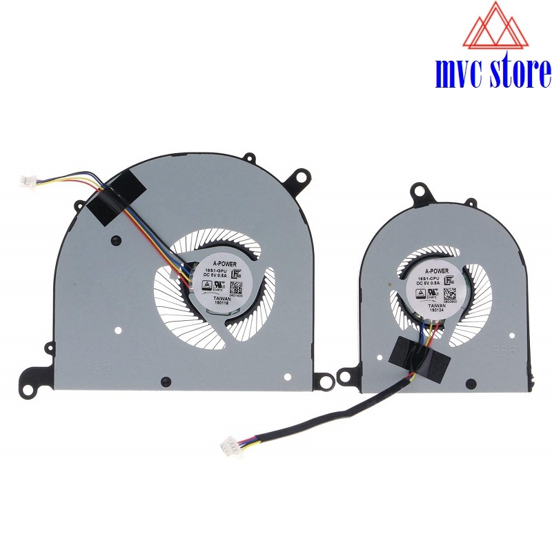 Fan quạt tản nhiệt CPU-GPU laptop MSI Modern 15 A10MM, Modern 15 A5M, MS-1551 DC5V
