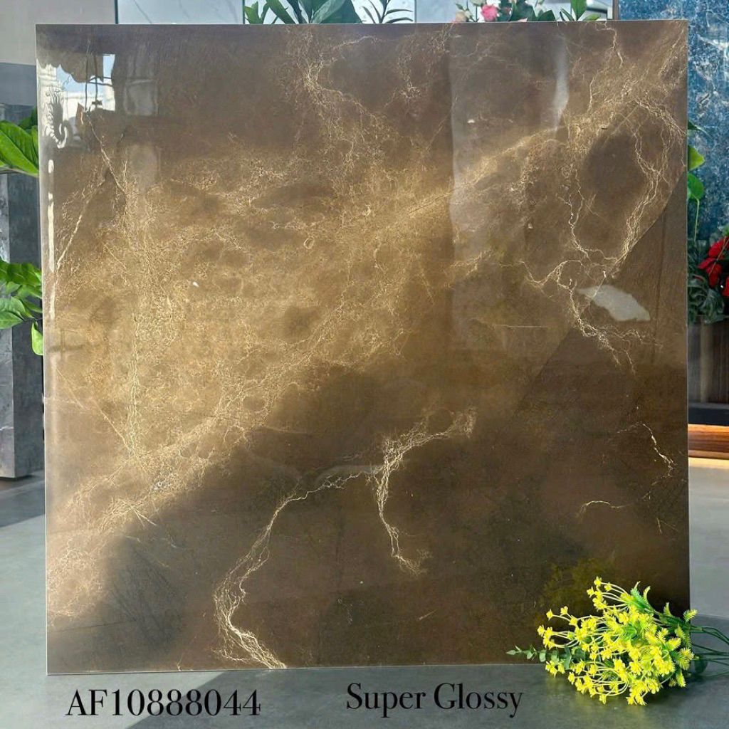 Gạch đá cao cấp 80x80 màu nâu