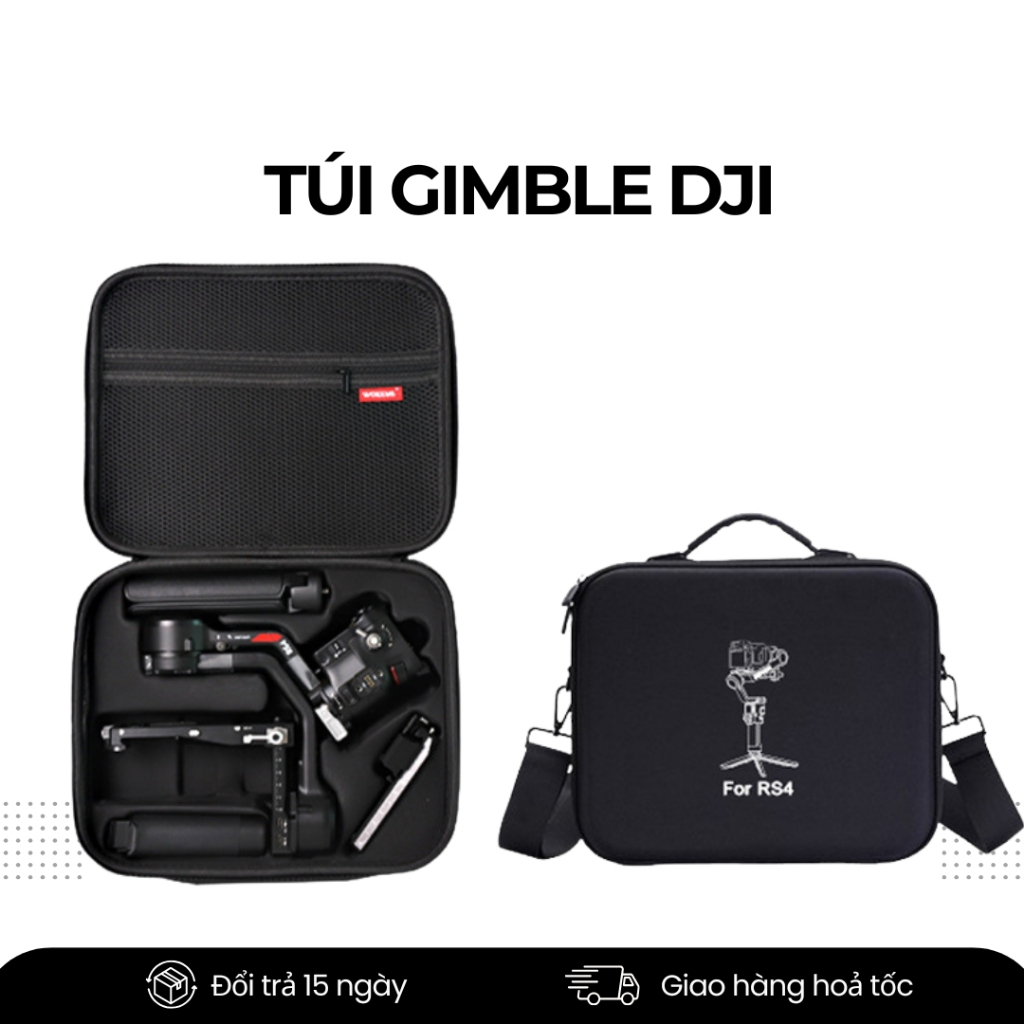 Túi Đựng Gimbal DJI RS4 / RS4 Combo / RS4 Mini / RS5 - Chống Sốc, Chống Nước