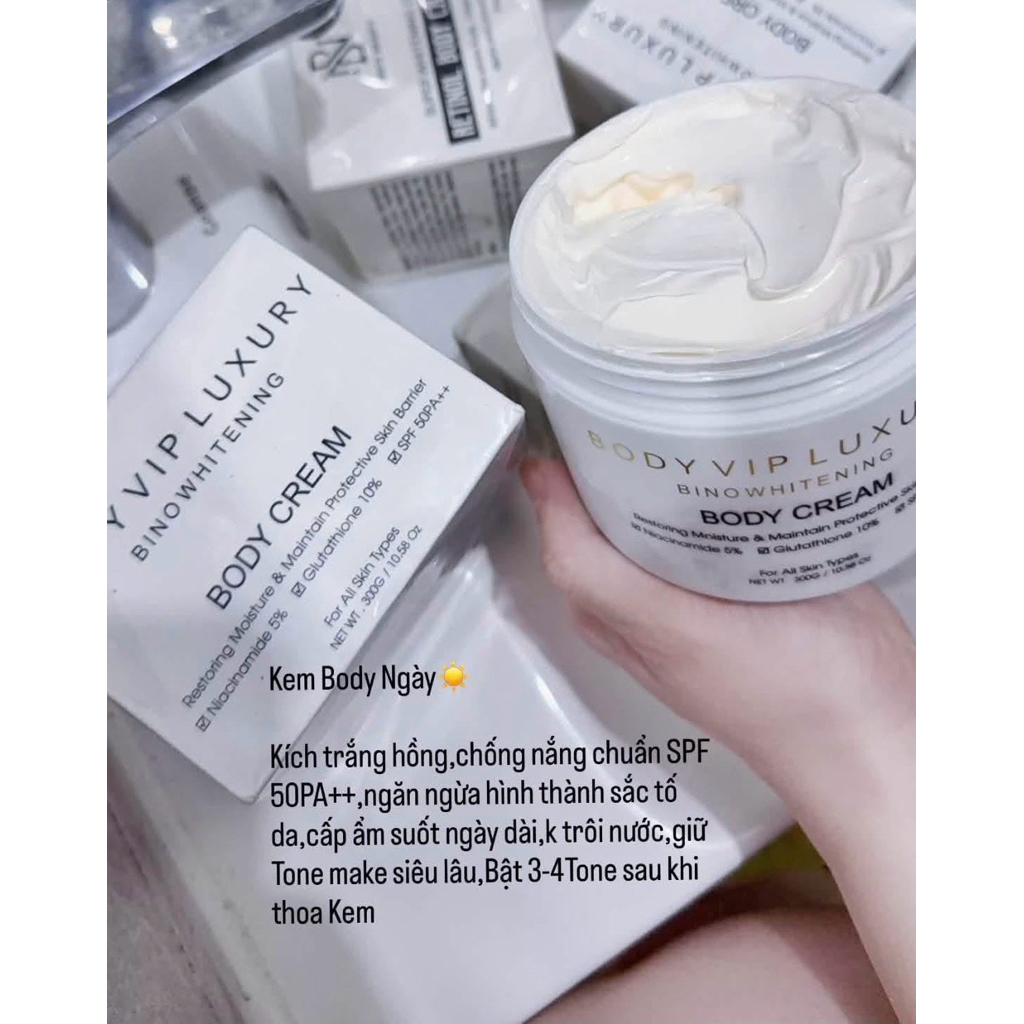 KEM BODY VIP LUXURY (kem ngày 300g)