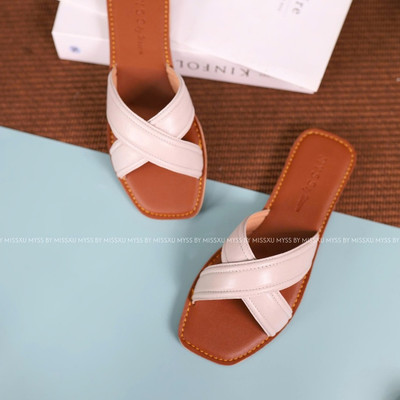 Dép bệt nữ quai chéo cao cấp thời trang MYSS - DE125