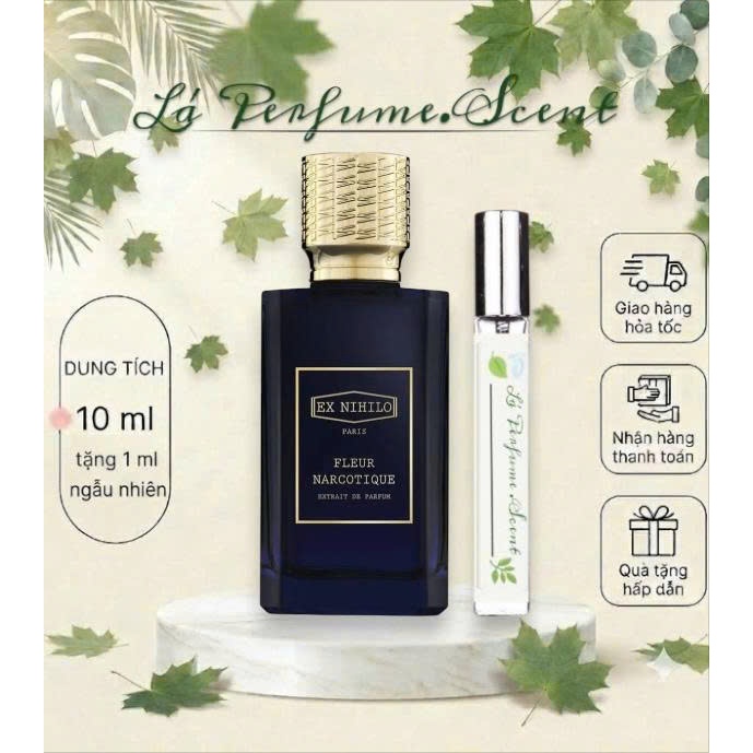 🌿 Nước Hoa Unisex Ex Nihilo Fleur Narcotique Extrait De Parfum 10ml