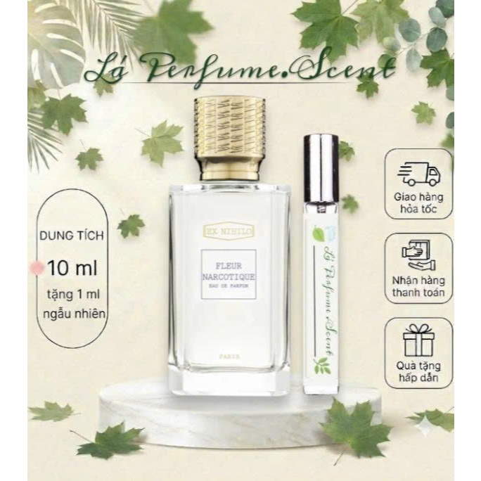 🌿 Nước Hoa Unisex Ex Nihilo Fleur Narcotique EDP 10ml