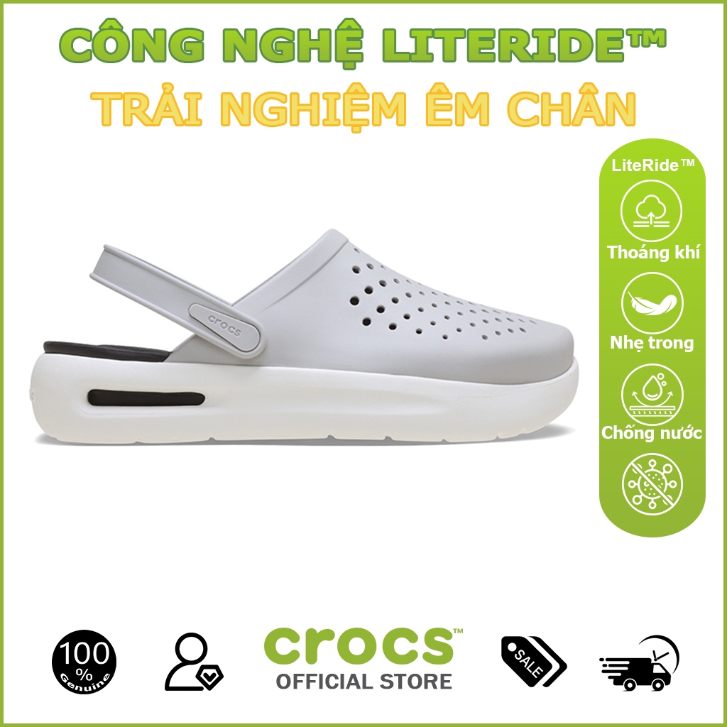 CROCS dép nam Giày nam  INMOTION CLOG 2099641- atmospheric gray