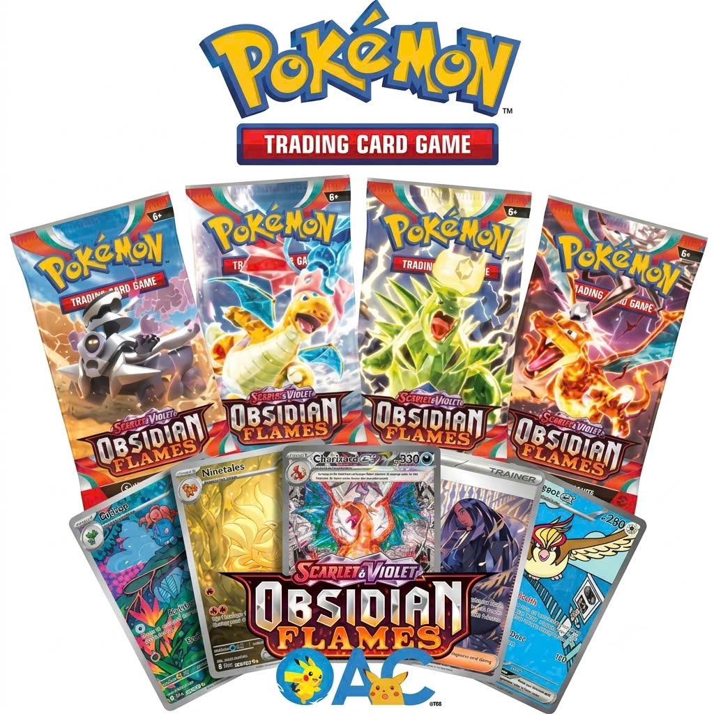Pokémon Tcg: Pack Pokemon Scarlet&Violet Obsidian Flames