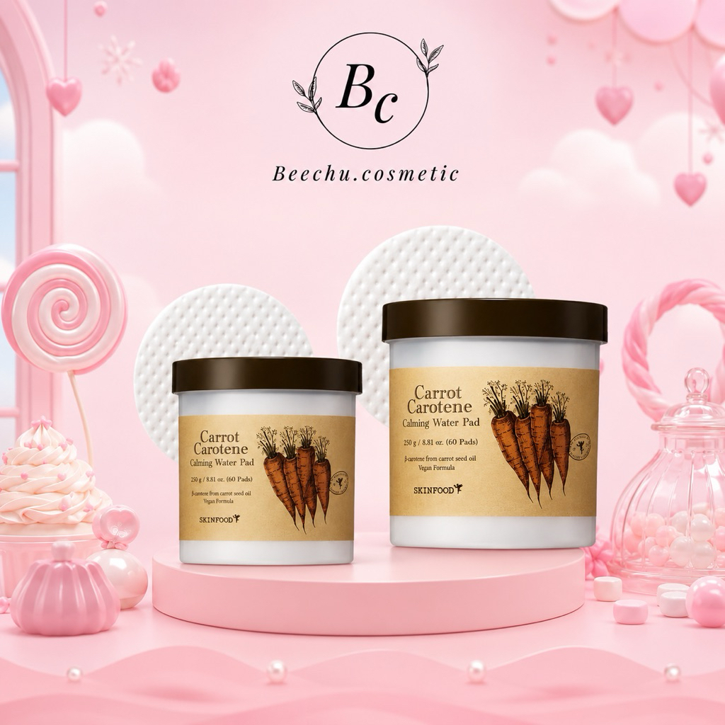 Hộp 60 Miếng Bông Skinfood Acorn Peptide Se Khít Lỗ Chân Lông Và Cải Thiện Độ Đàn Hồi