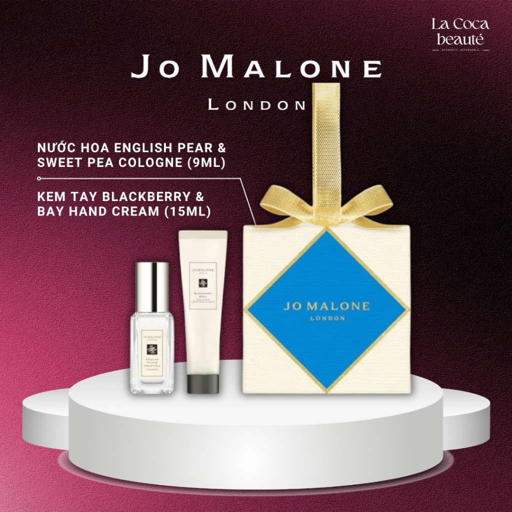 Jo Malone London Ornament Gift Set English Pear & Sweet Pea Cologne 9ml + Blackberry & Bay Hand Crea
