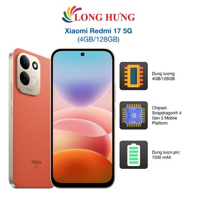 Điện thoại Xiaomi Redmi 17 5G (4GB/128GB) - Hàng chính hãng