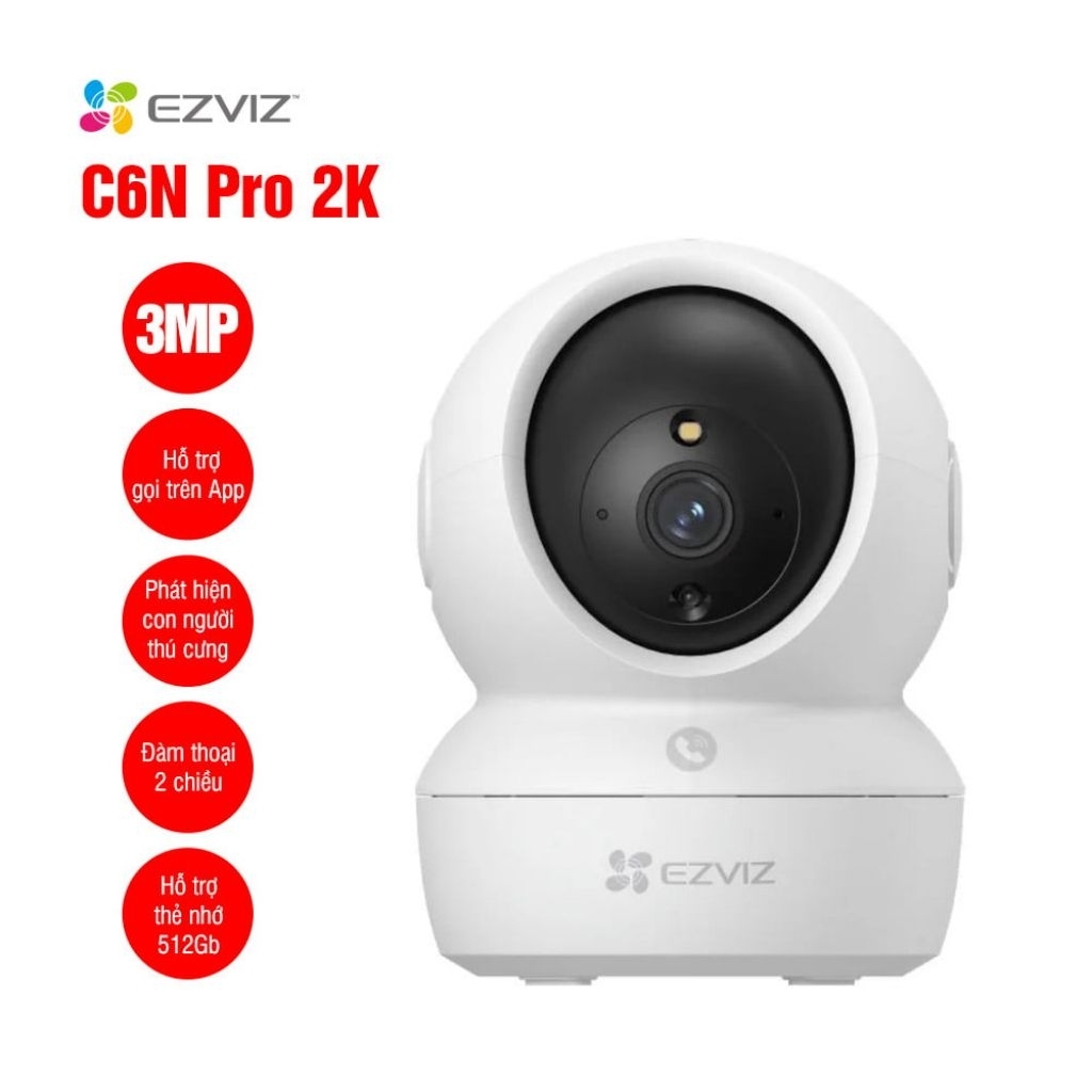 Camera Wifi thông minh EZVIZ C6N Pro 2K 3MP
