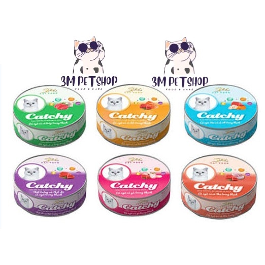 Pate Catchy Hộp 160g Cho Mèo Mọi Lứa Tuổi Đủ - 3M PET SHOP