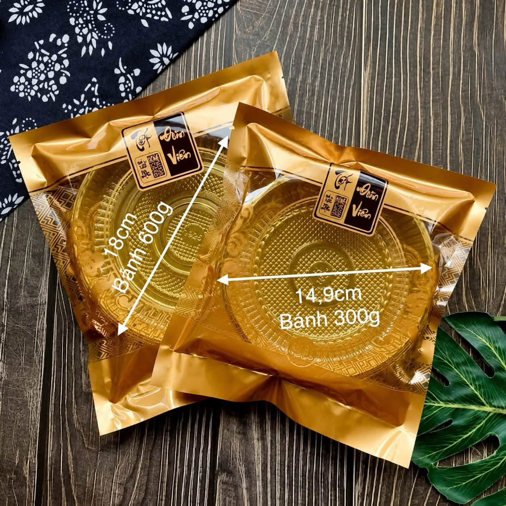 100 Khay vàng, túi đựng bánh trung thu size đại (300g-600g)