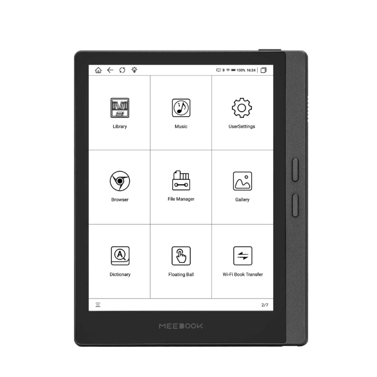 Máy đọc sách Meebook M7 - Bộ nhớ trong 8G - Máy cũ 92% - Xước cấn nhẹ