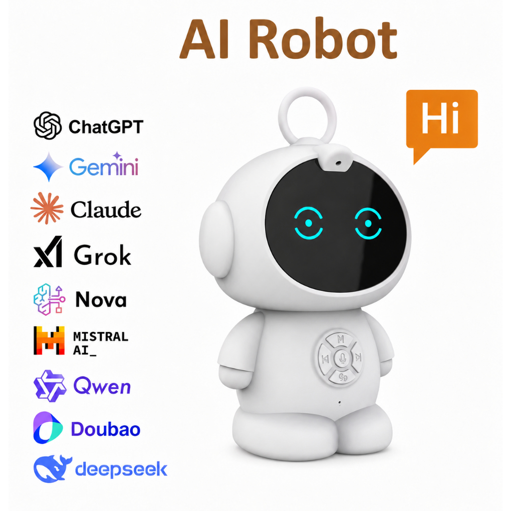 Robot AI thông minh, robot giáo dục, đồ chơi thông minh, robot trẻ em, kể chuyện nhạc chat AI, học t