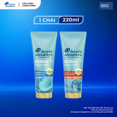 Dầu Xả H&S Chuyên Sâu DermaXpro  Dưỡng Ẩm Sâu Và Giảm Gãy Rụng Sau 4 Tuần 220ml - Châu Âu