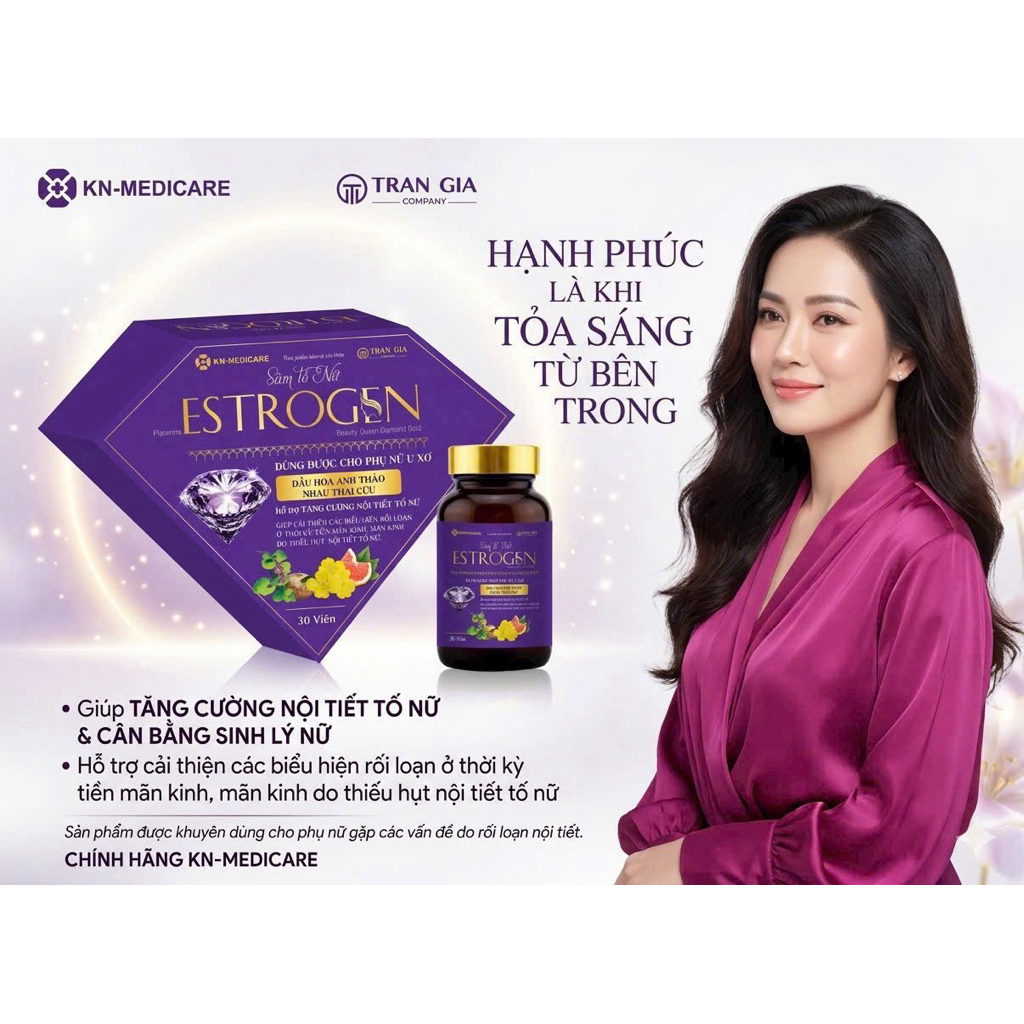 Viên Uống Sâm Tố Nữ ESTROGEN Lọ 30 viên