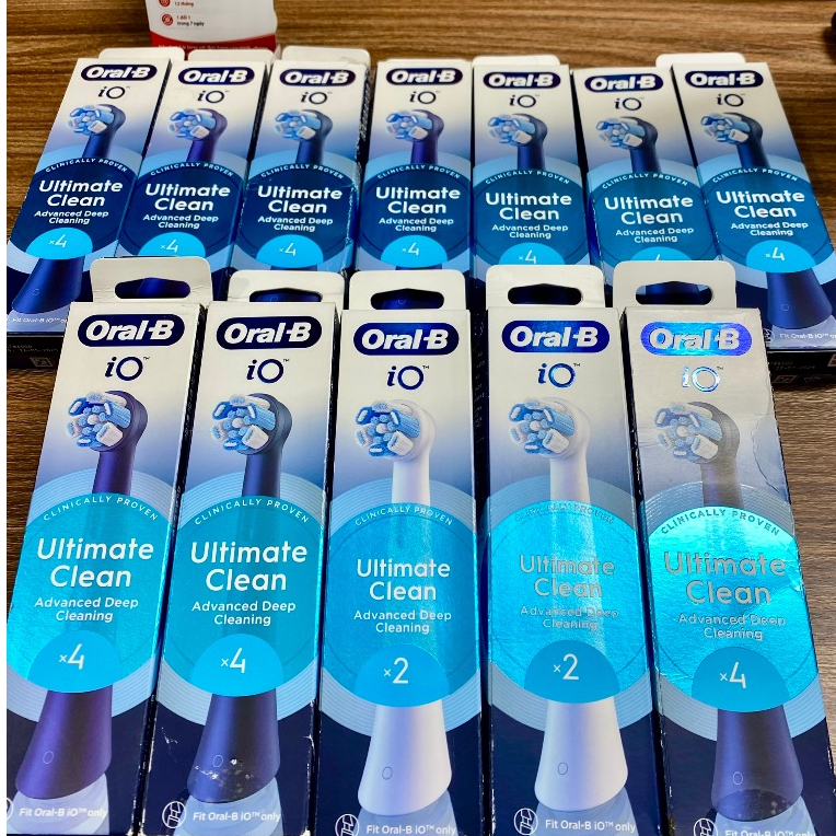 [SmartlifeUS] Đầu Thay Bàn Chải Oral-B iO Ultimate Clean – Advanced Deep Cleaning – 2/4 Đầu Chải – D
