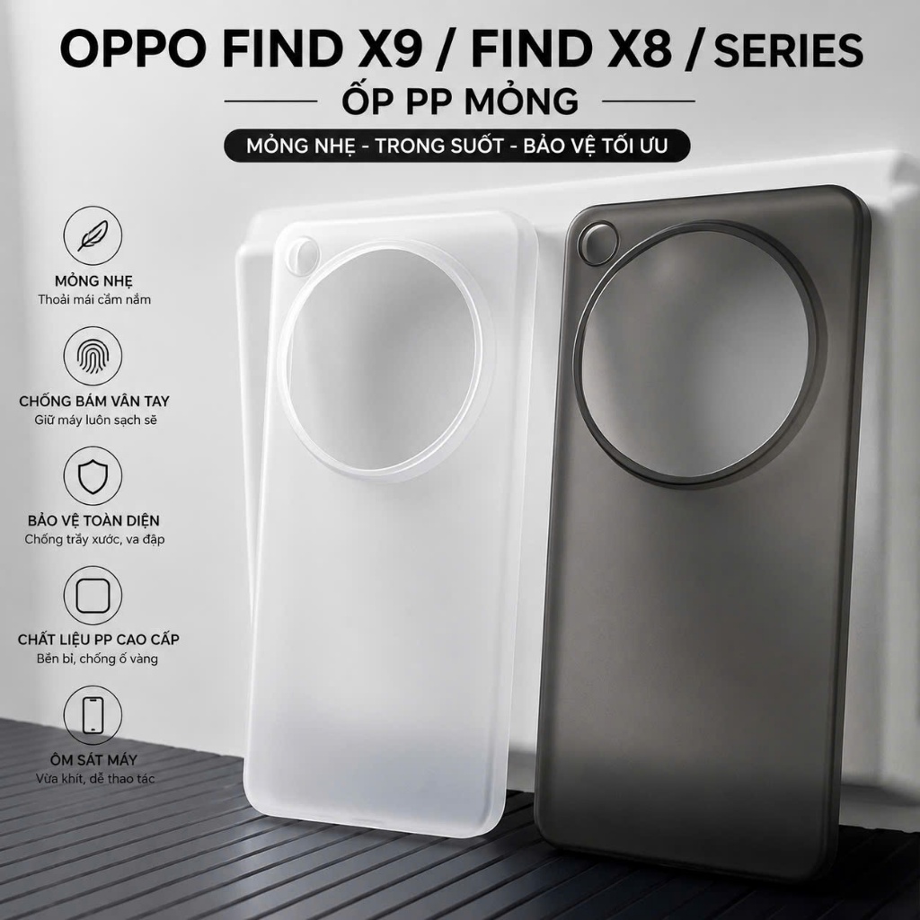 Ốp Lưng OPPO Find X8 Find X8 ULTRA Find X8 Pro Find X8S+, Find X9, Find X9 PRO, Find X9 ULTRA Find X