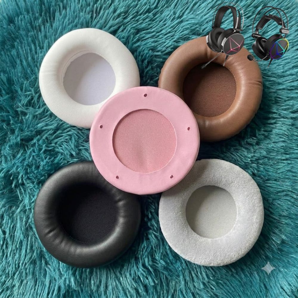 Đệm Tai Nghe 10cm DAREU EH722 EH722S Thay Thế Earpad Da PU Vải Nhung Gaming Máy Tính