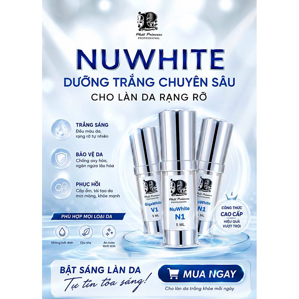 [Chiết] Kem làm hồng nhũ hoa Nuwhite n1 chính hãng date 2029