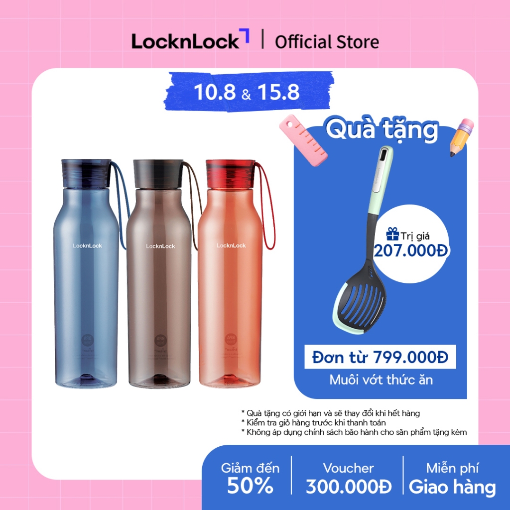 Bình nước Lock&Lock Eco Bottle 750ml và 550ml ABF664