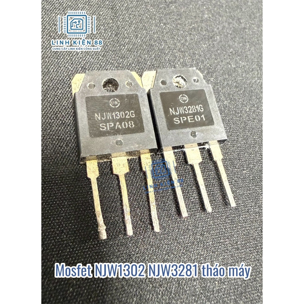 2 Cặp sò NJW1302G NJW3281G 1302 3281 tháo máy