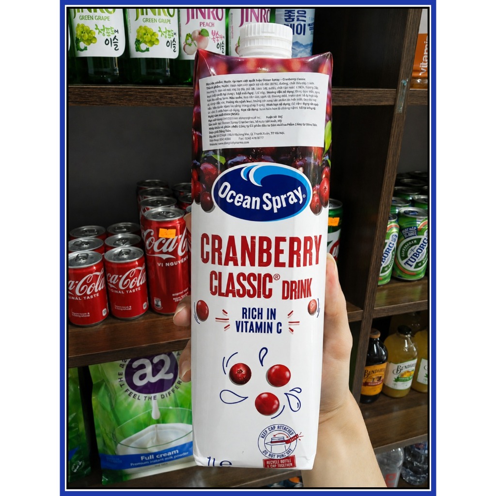 Ocean Spray Nước ép Nam Việt Quất Cranberry Juice 1L
