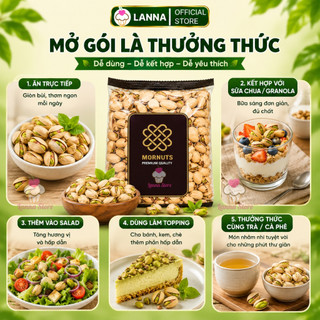 【CHUẨN CHẤT LƯỢNG】Hạt Dẻ Cười Mỹ Mornuts Chuẩn Nhập 100% Hàng Ngon Loại 1 KHÔNG TẨY (500g)